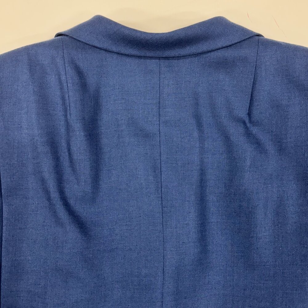 Akris Structured Blue Wool Blazer - Picture 8 of 8